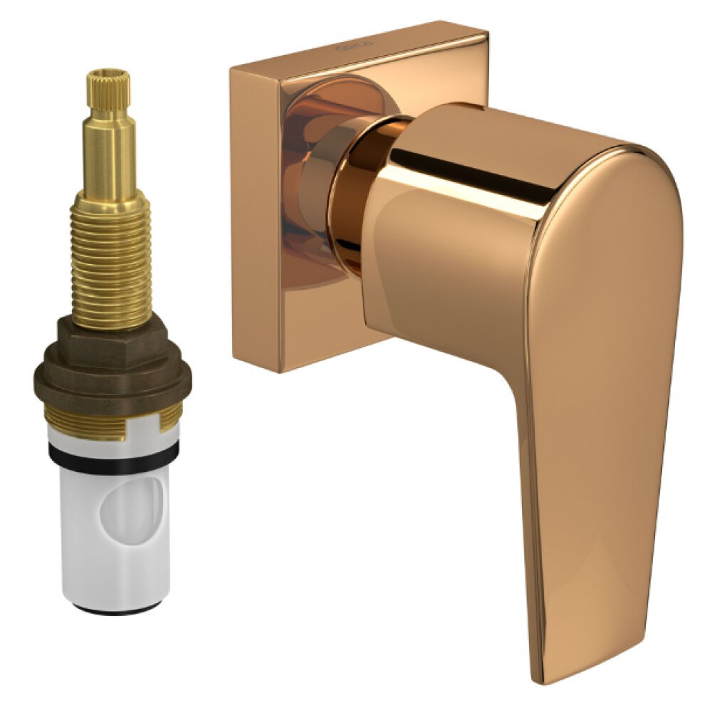 Acabamento para Registro de Pressão 1/2" e 3/4" Level Red Gold Deca