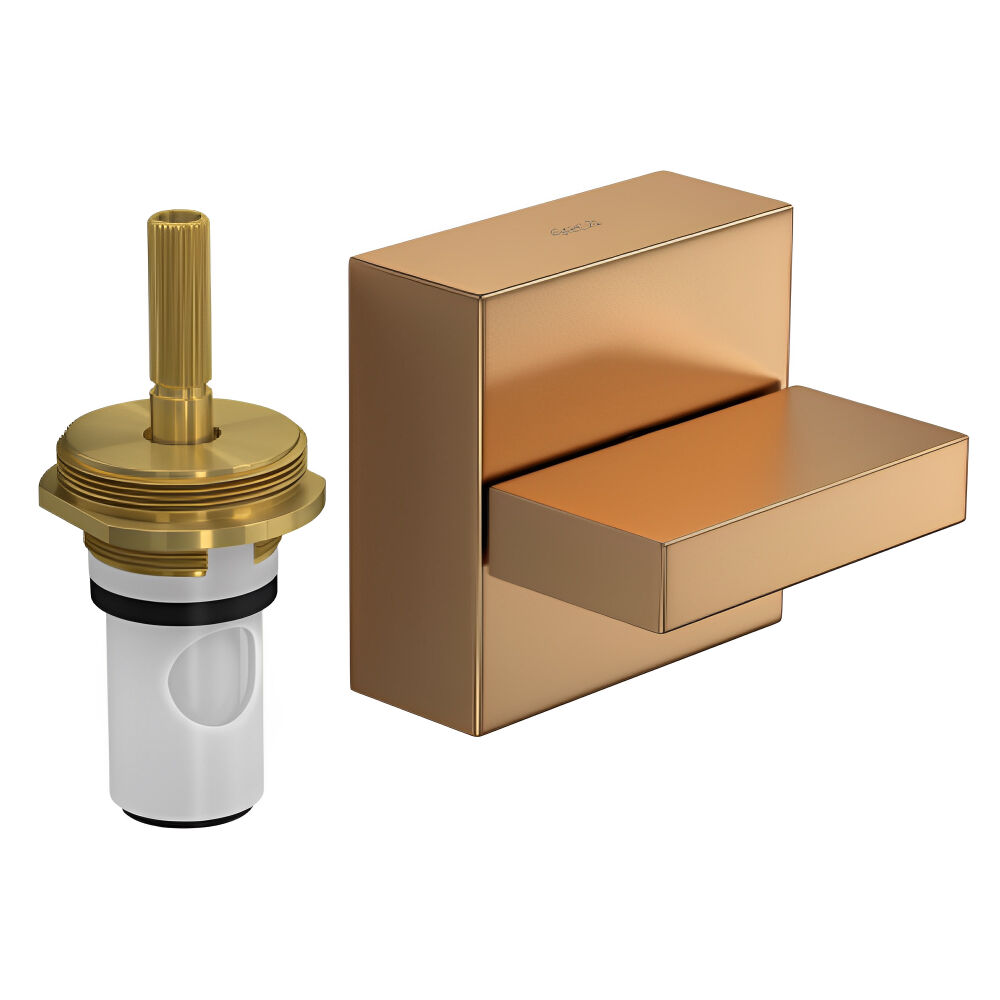 Acabamento para Registro de Pressão 1/2 e 3/4 Dream Gold Matte Deca