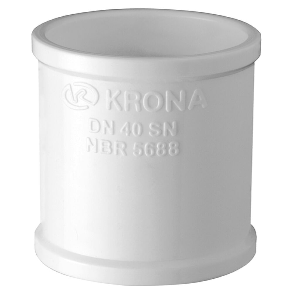 Luva Esgoto PVC Série Normal Branco Krona