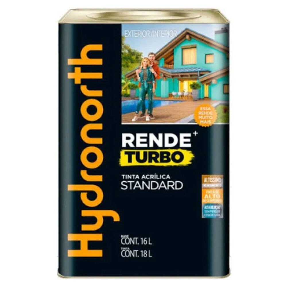 Tinta Acrílica Standard Rende+ Turbo 18L Hydronorth