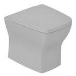Kit Vaso Sanitário Convencional com Assento Boss Gris Incepa