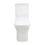 Kit Vaso Sanitário Monobloco 3/6L com Assento Sanitário e Itens de Instalação Londres Branco Addra