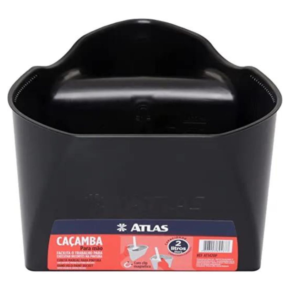 Caçamba de Pintura Plástica para Mão 2 Litros - Atlas