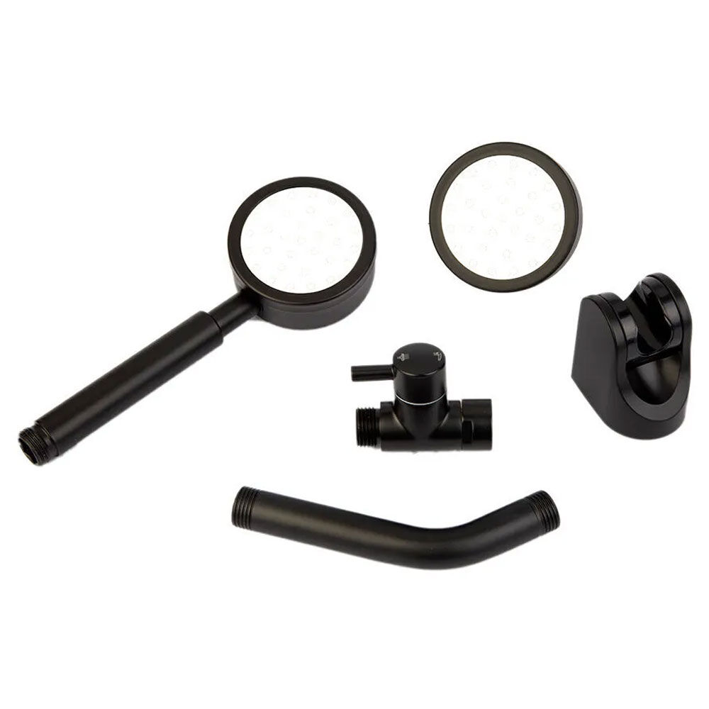 Ducha com Desviador Tokyo 1 Jato Black Addra