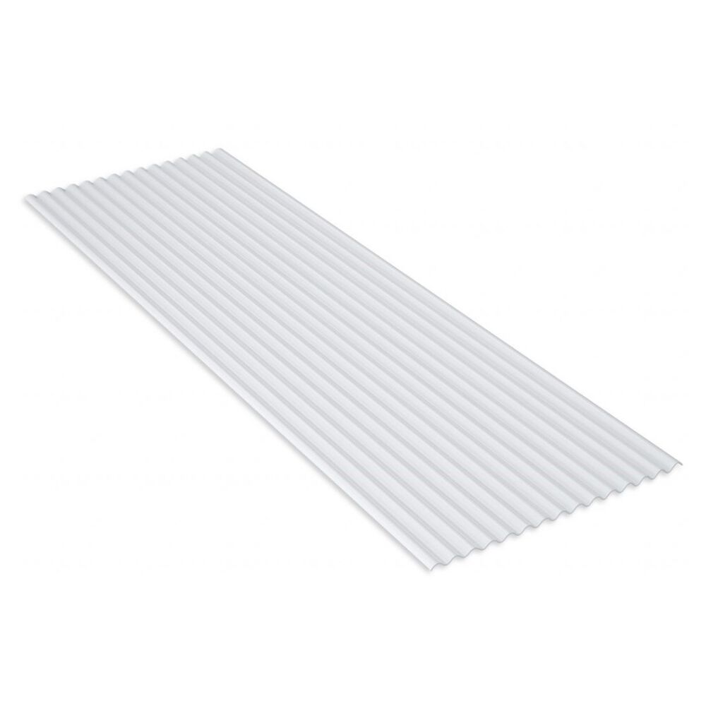 Telha PVC Ondulada Leitosa 244x110cm Afort