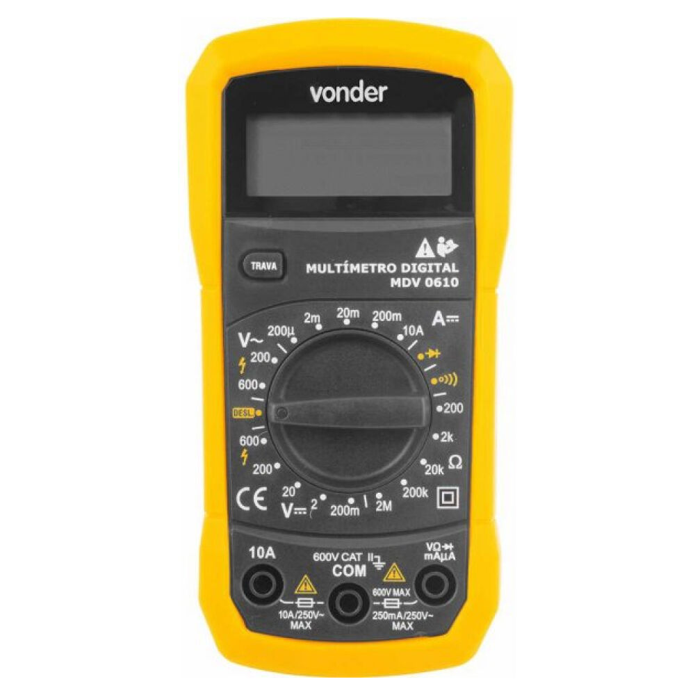 Multímetro Digital MDV 0610 Vonder