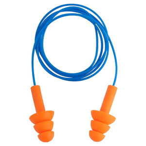 Protetor Auditivo Tipo Plug de Silicone com Cordão em PVC Vonder Protetor Auditivo Tipo Plug de Silicone com Cordão em PVC Vonder