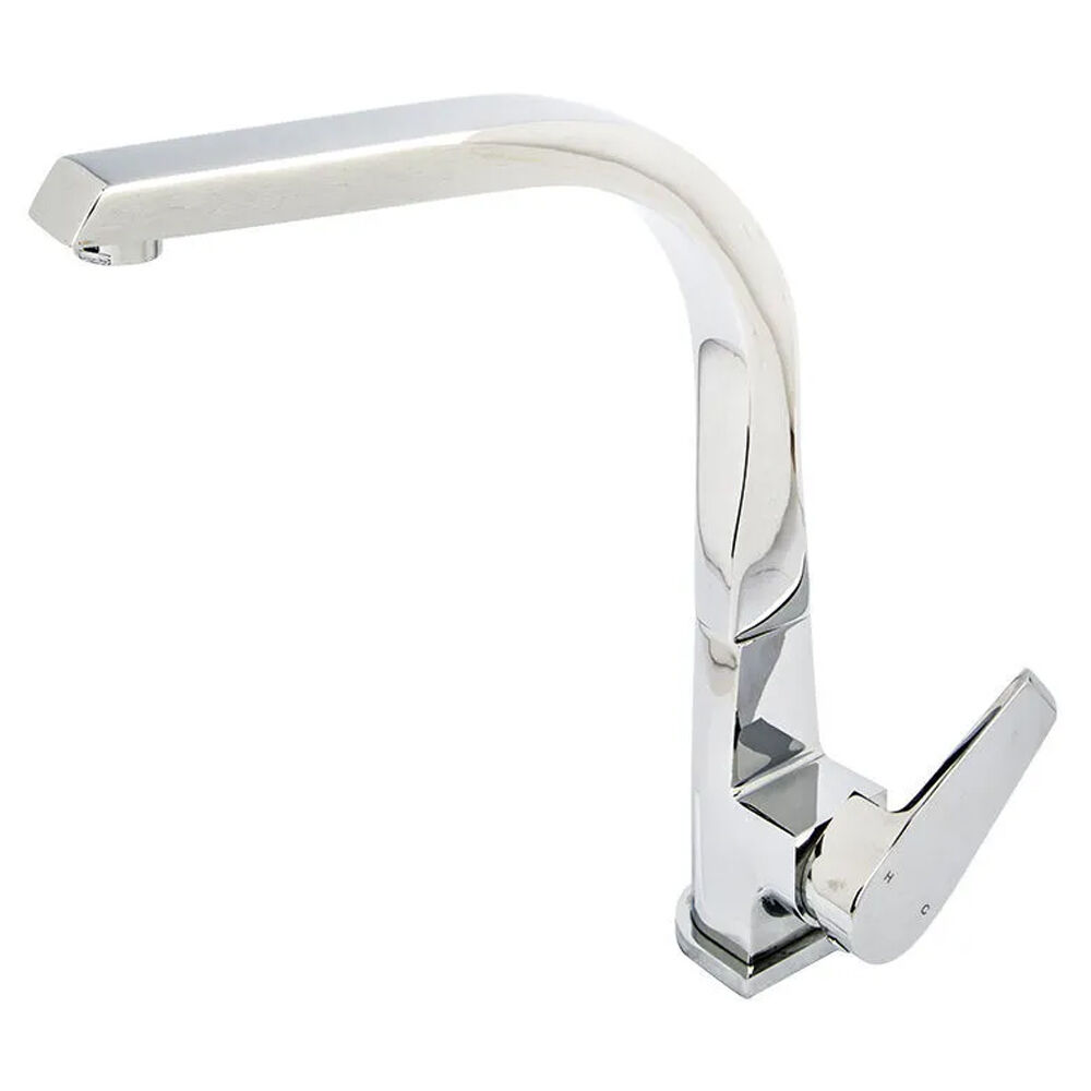 Misturador Monocomando de Mesa para Cozinha Quadra 1/2" Cromado Addra