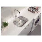 Tanque de Encaixe Hera 34L em Aço Inox Polido 50x40cm Tramontina