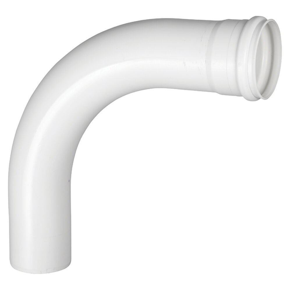 Curva 90° Longa PVC Esgoto Série Normal Branco Krona