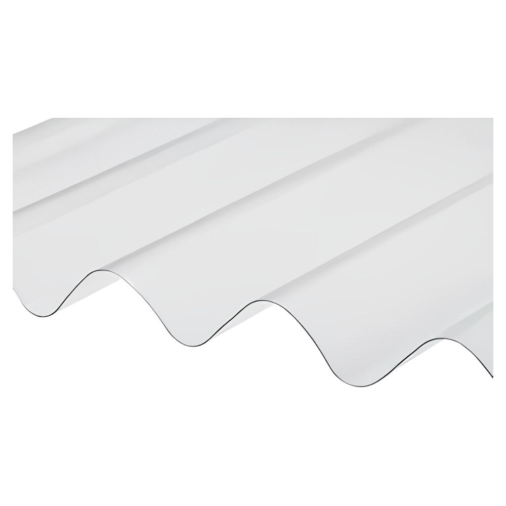 Telha Translúcida de Fibra de Vidro 244x110cm Incolor Afort