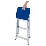 Escada Banqueta Alumínio 3 Degraus MOR