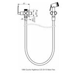 Ducha Higiênica com Derivação Mais Flex Perflex