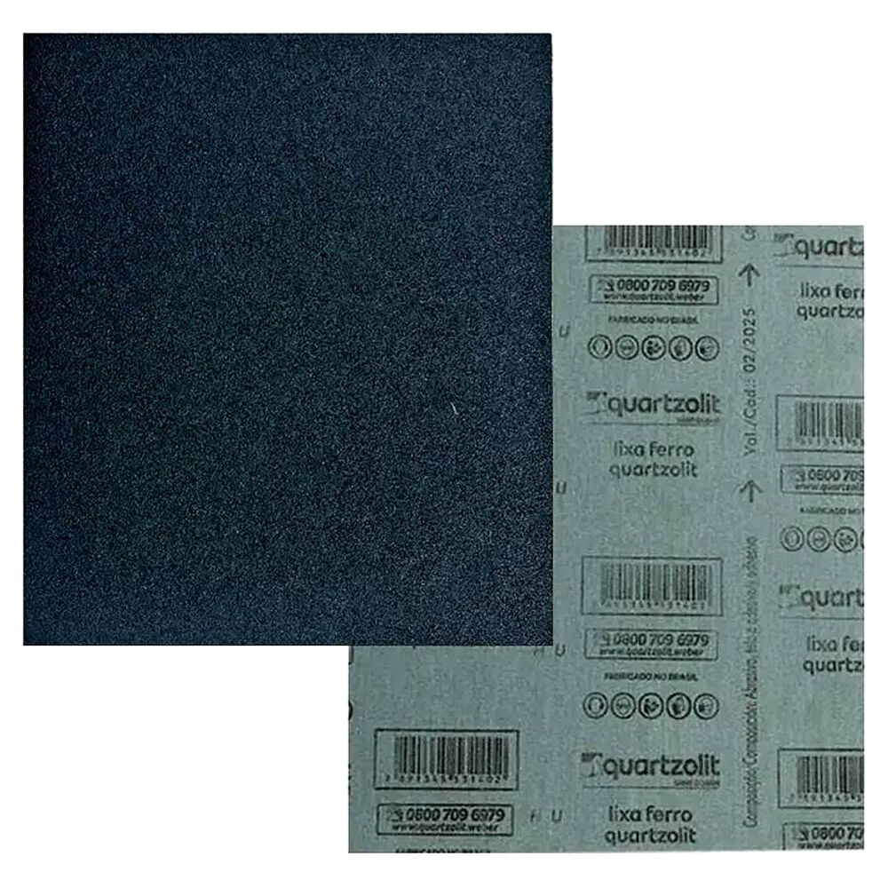 Lixa Ferro Grão 60 Quartzolit