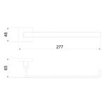 Toalheiro Barra Rosto Loren Vogue Cromado Lorenzetti