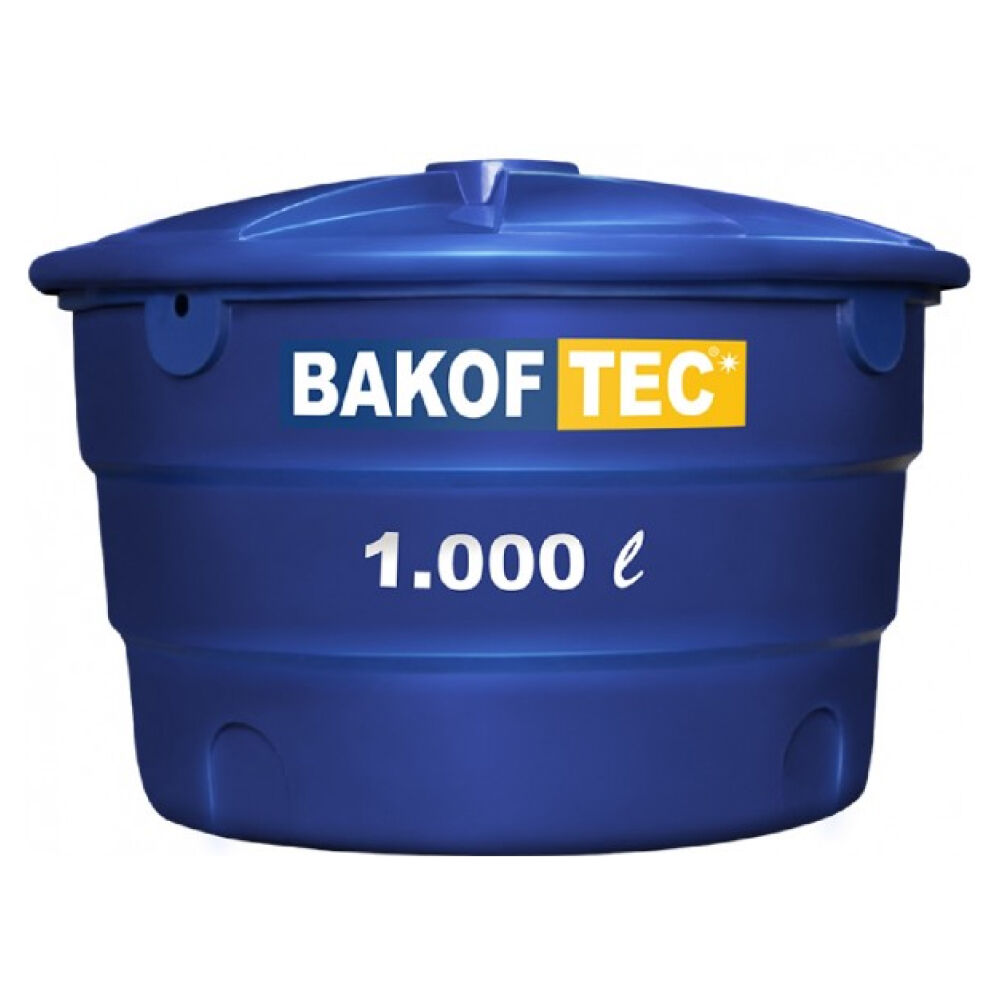 Caixa d'água 1.000L de Polietileno Azul Bakof Tec
