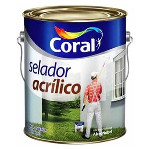 Selador Acrílico Branco 3,6L Coral Selador Acrílico Branco 3,6L Coral