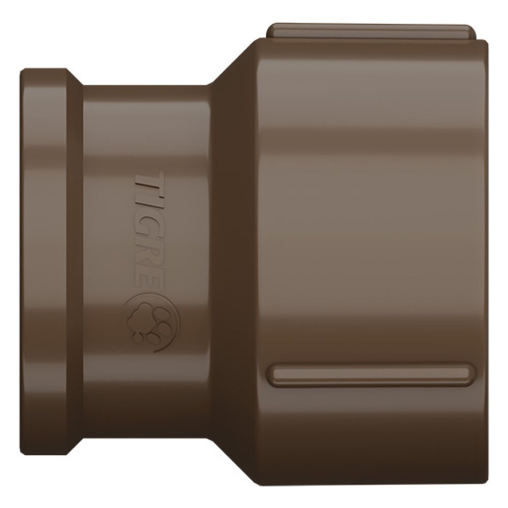 Luva Soldável com Rosca 50mm x 1.1/2" Marrom Tigre