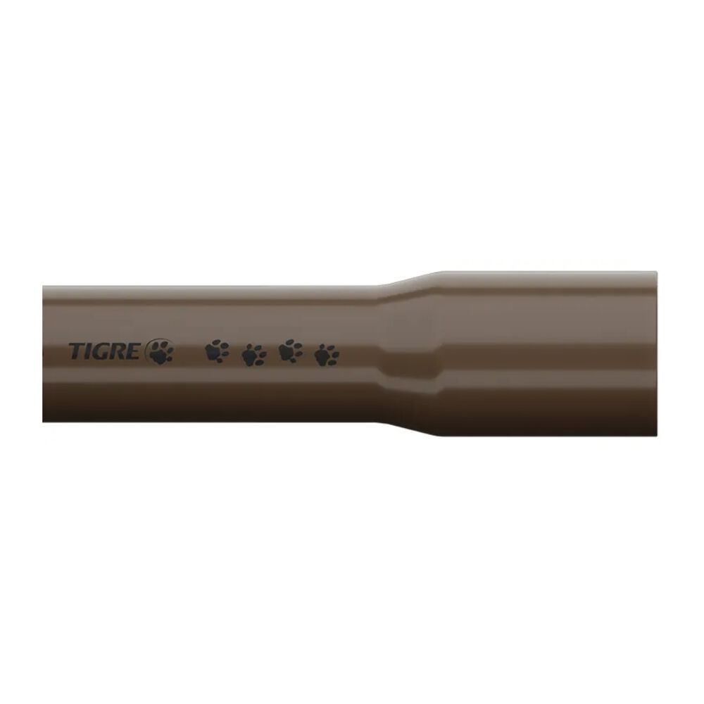 Tubo de PVC Soldável Marrom 20mm x 6m Tigre