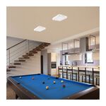 Painel LED de Sobrepor Quadrado 20,9x20,9cm 18W 6500K Bivolt Branco Blumenau Iluminação