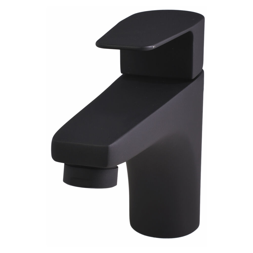 Torneira Misturador Monocomando para Banheiro Preto Fosco Color Led Perflex