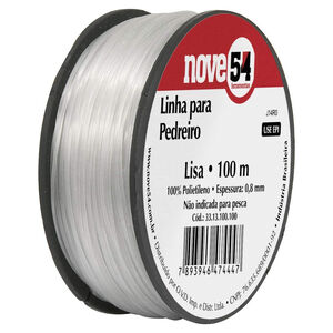 Linha para Pedreiro Lisa 0,8mmx100m Nove54
