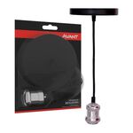 Pendente Benjamin E27 Cromado Avant