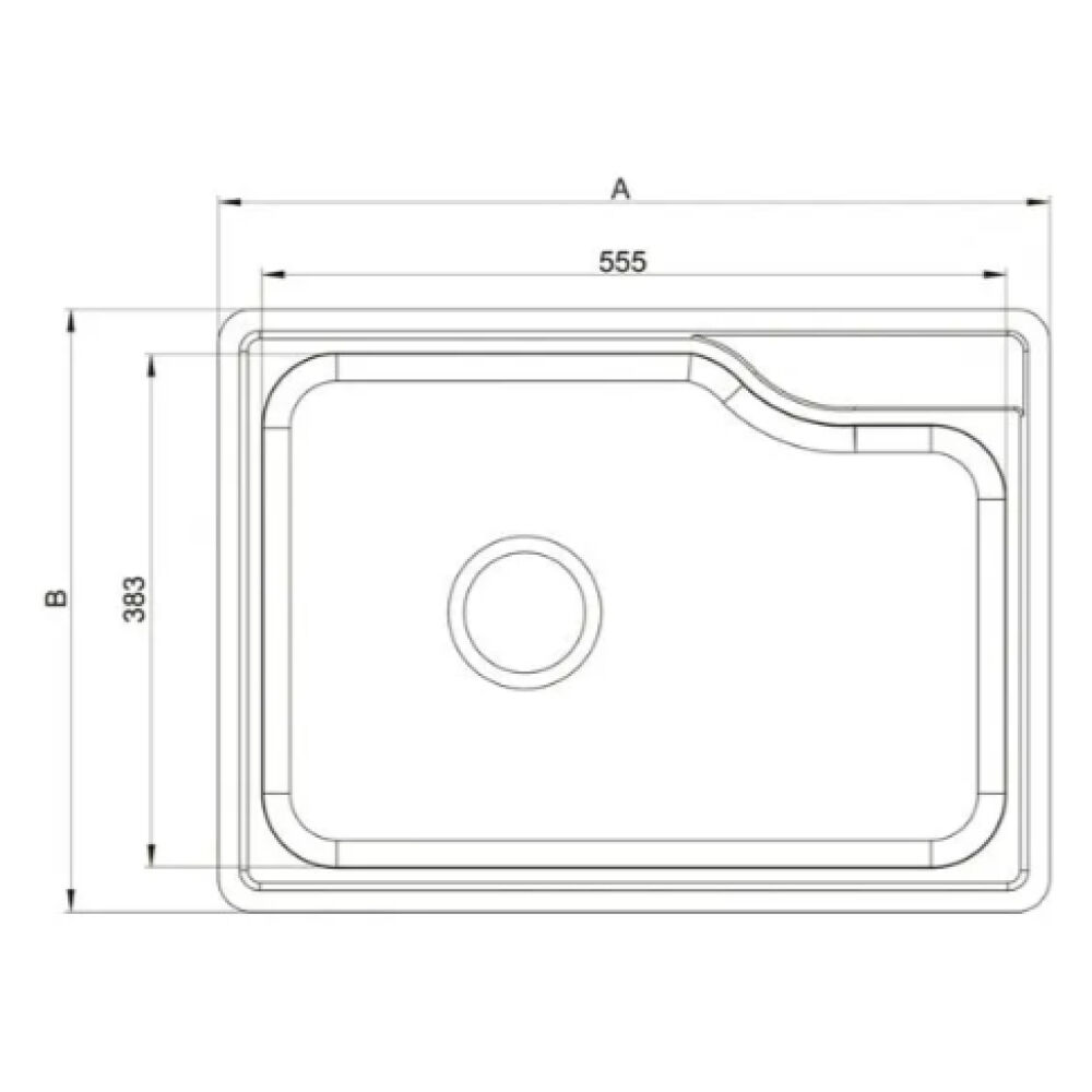 Cuba de Embutir para Cozinha Premium 30520 Inox Ghelplus