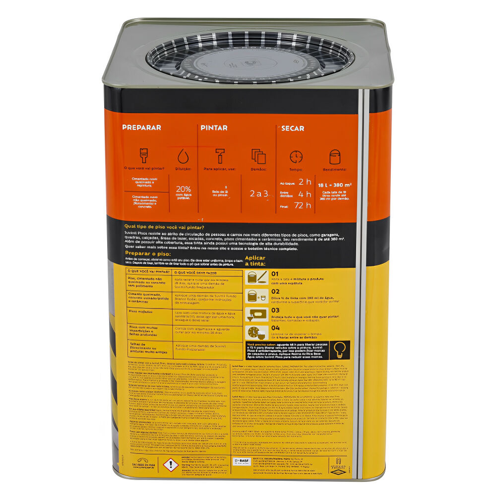 Tinta Acrílica para Piso Premium Branco 18L Suvinil