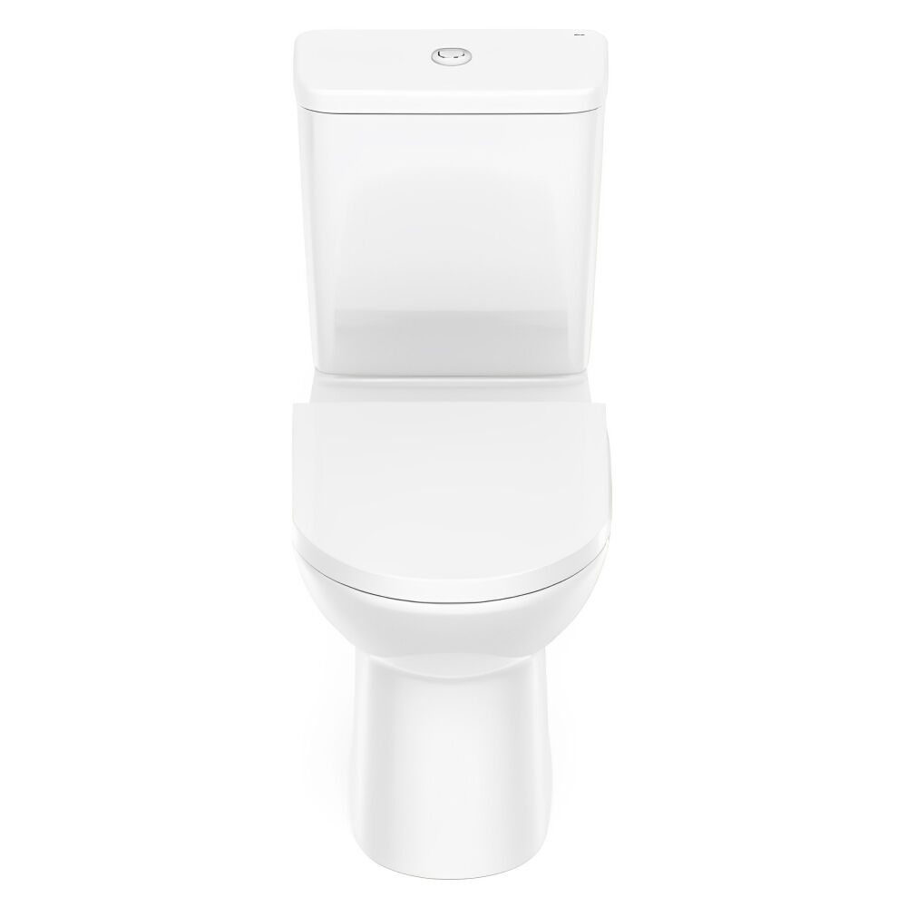 Kit Vaso Sanitário com Caixa Acoplada e Assento Sanitário Debba Round Branco Roca