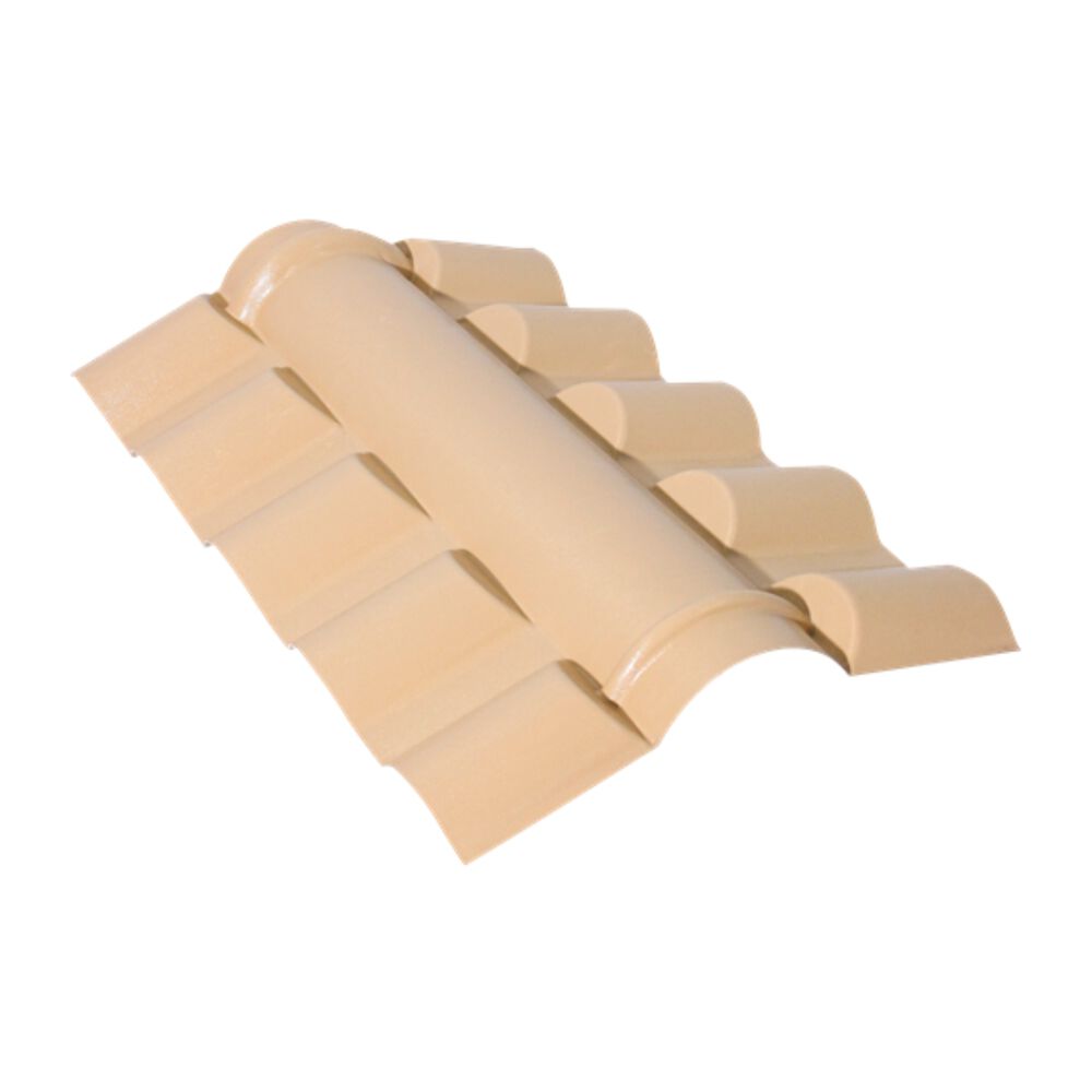 Telha Cumeeira Central Colonial Marfim DVG Precon