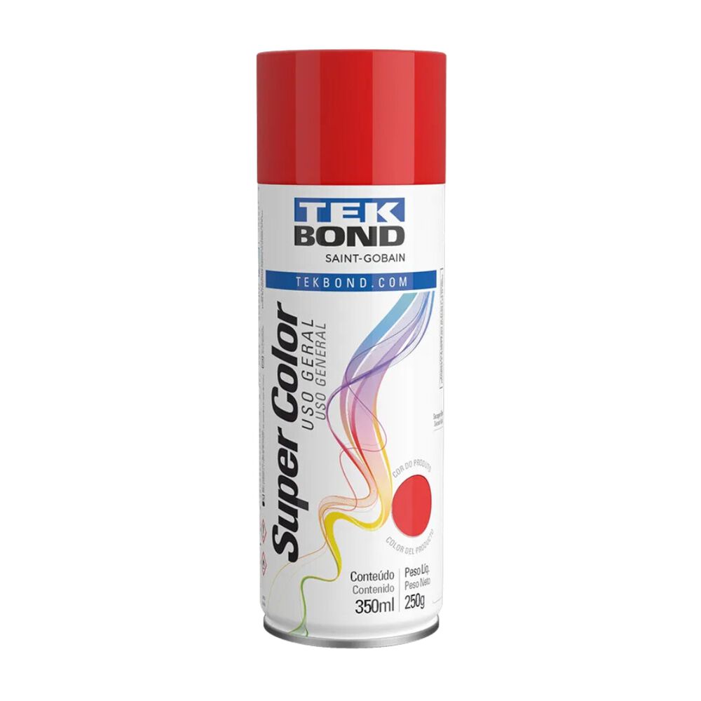 Tinta Spray Super Color Uso Geral 350ml Tekbond