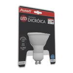 Lâmpada Led Dicróica 4,8W 2700K GU10 Bivolt Avant