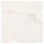 Porcelanato Marmorizado Polido Borda Retificada 75x75cm Onix Blanc Dora (Caixa com 1,69m²)