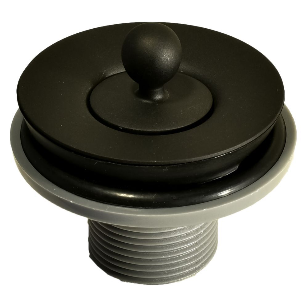 Válvula Banheiro 1" Preto Fosco Perflex