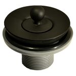 Válvula Banheiro 1" Preto Fosco Perflex