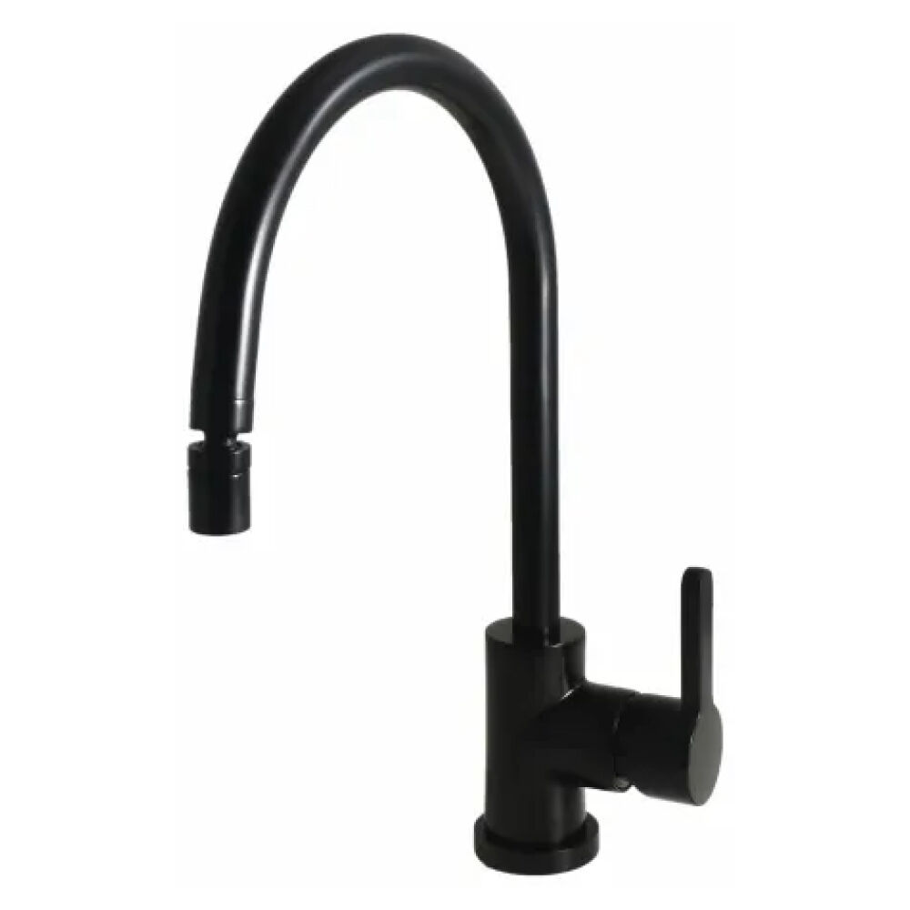 Torneira Misturador Monocomando para Cozinha Preto Fosco Color Mozart Perflex