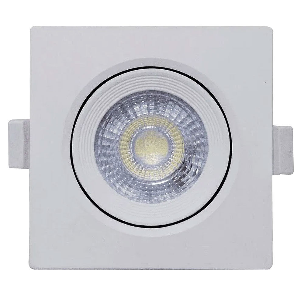 Spot Led Fênix Quadrado Embutir 5W 6000K Kian