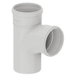 Tê para Esgoto PVC Branco Tigre