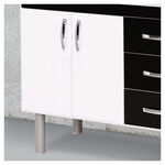 Gabinete Cozinha Tóquio 95,2cm Preto/Branco A.J. Rorato