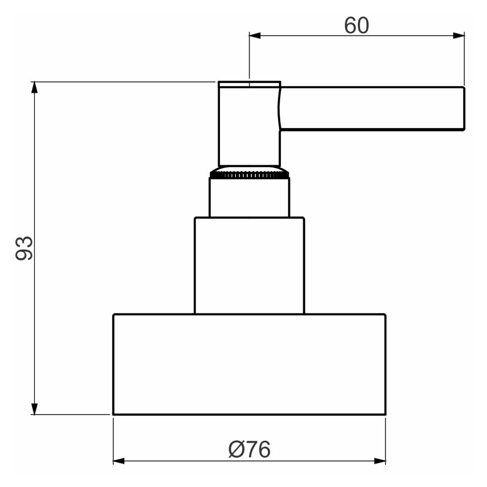 Acabamento Registro Base Deca 1.1/4" e 1.1/2" (Grande) Mais Perflex