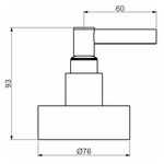 Acabamento Registro Base Deca 1.1/4" e 1.1/2" (Grande) Mais Perflex