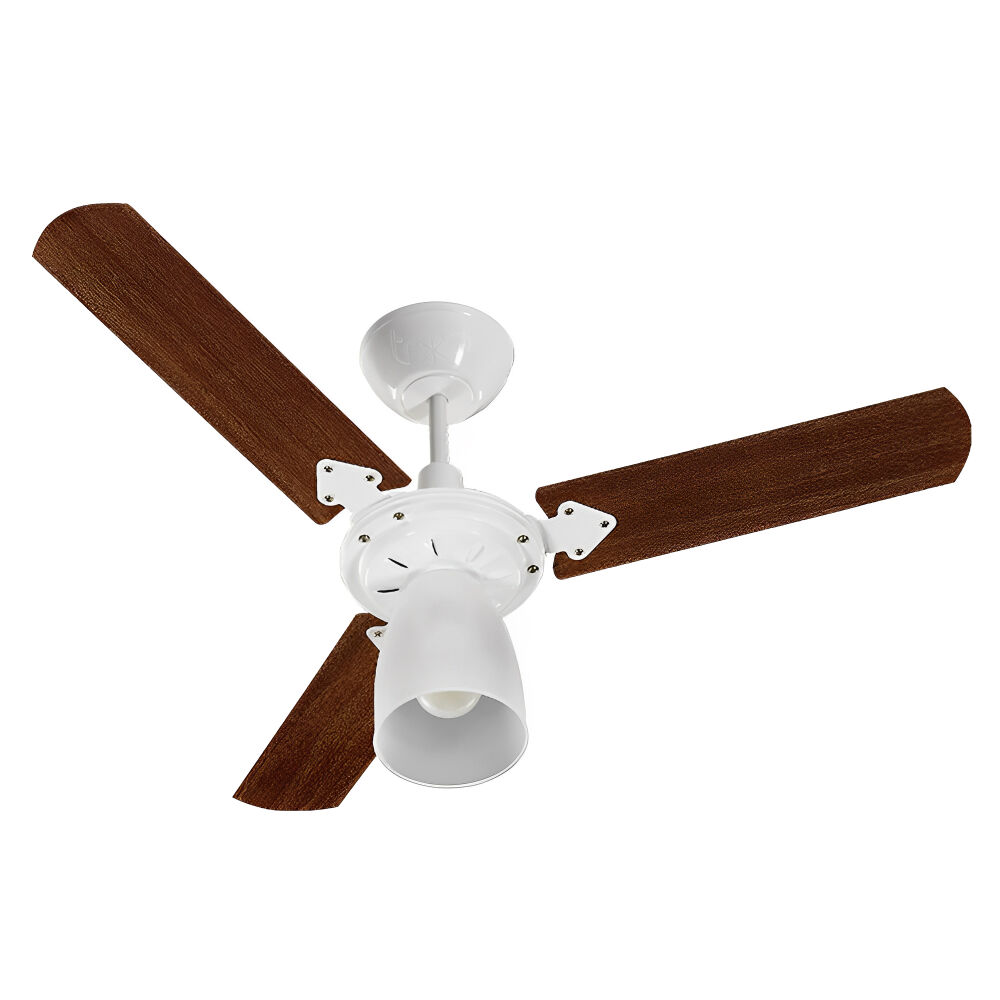 Ventilador de Teto Marbela New 3 Pás Mogno/Branco Tron