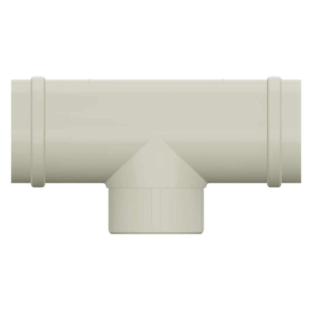 Bocal em PVC Aquapluv 125x88mm Bege Tigre