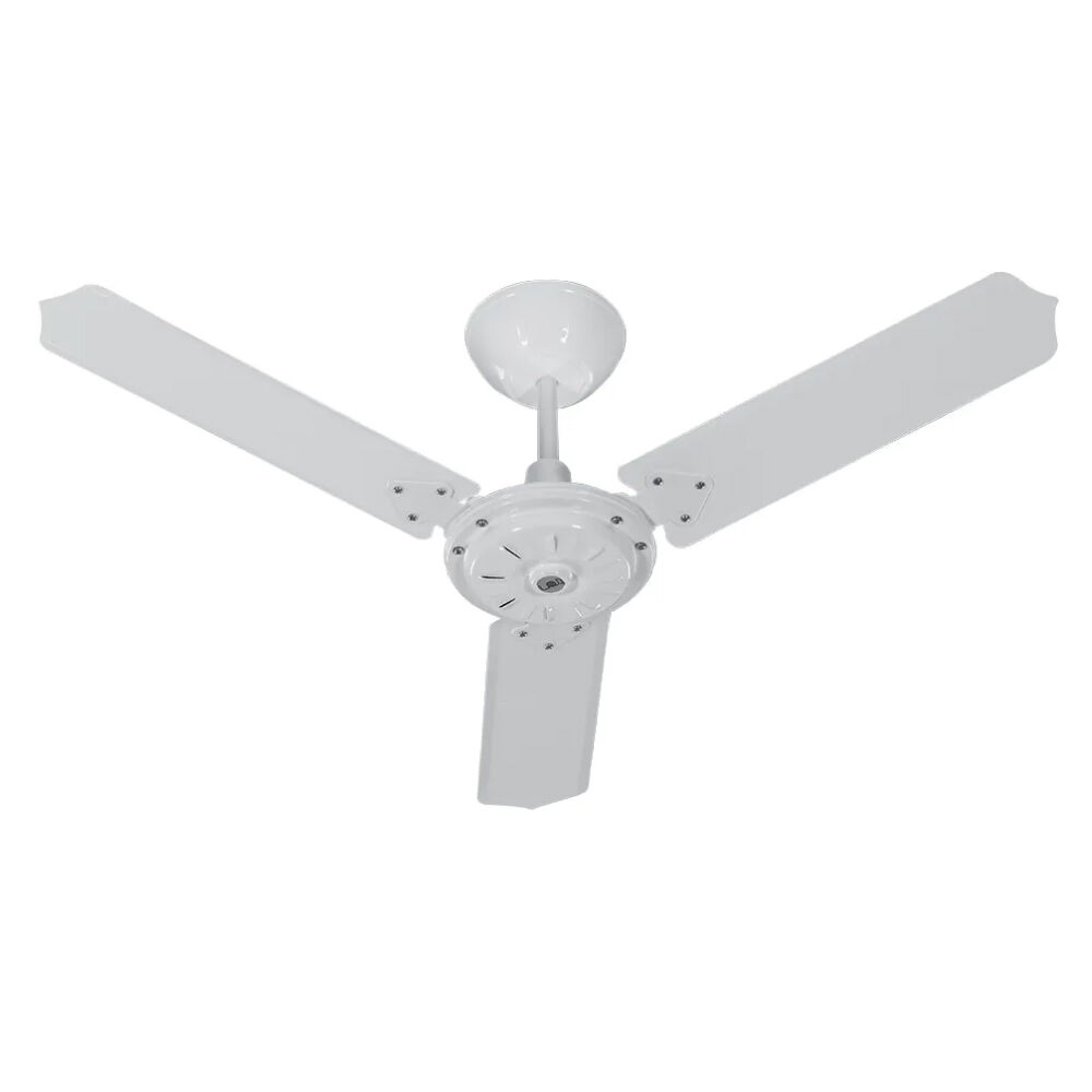 Ventilador de Teto Eco Rio 3 Pás Aço Branco Tron