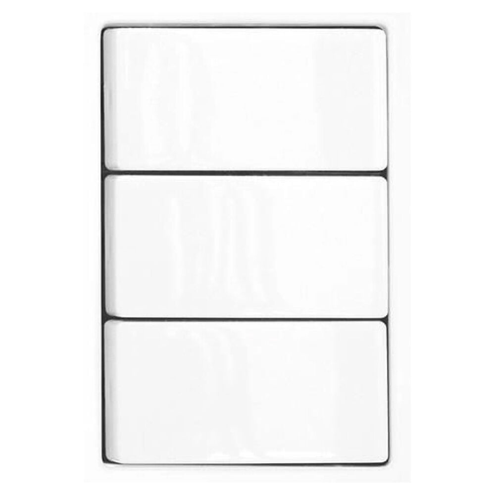 Interruptor 3 Módulos simples Pop 4x2 10A Legrand