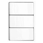 Interruptor 3 Módulos simples Pop 4x2 10A Legrand