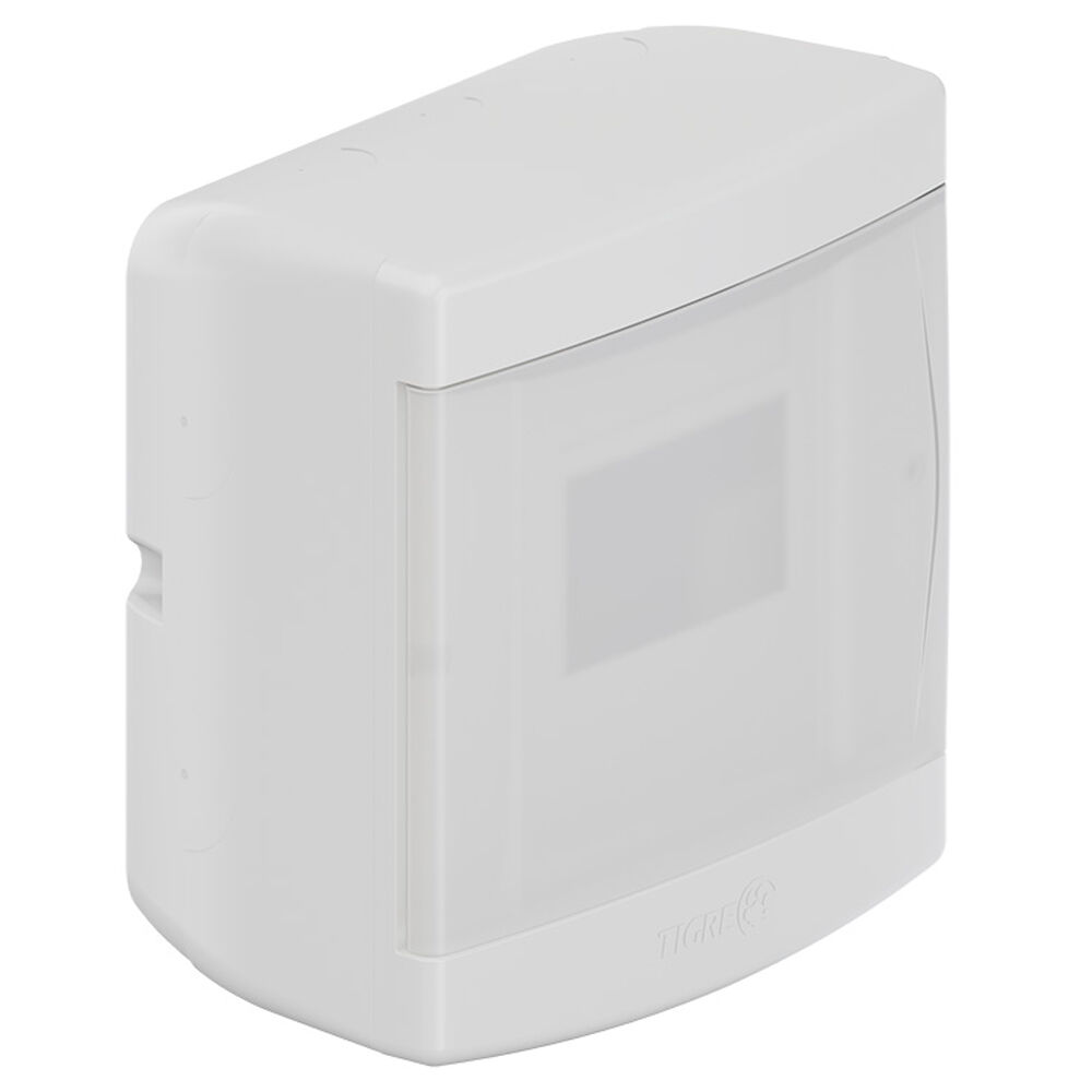 Quadro de Distribuição de Embutir 3/4 Disjuntores Branco Tigre