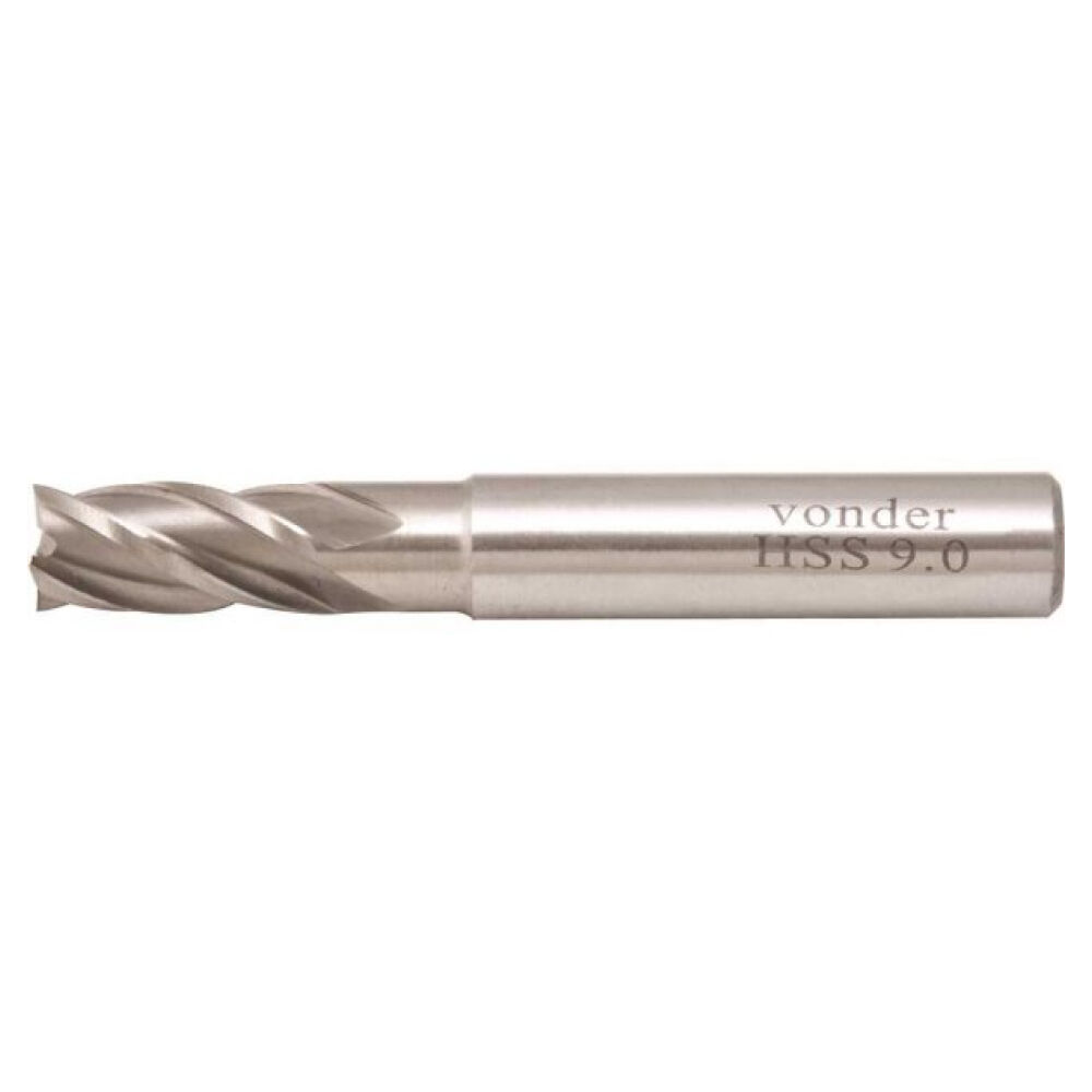 Fresa de Topo em Aço Rápido 6mm com 4 Cortes Vonder