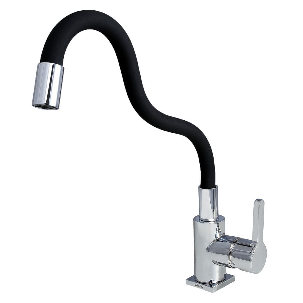 Torneira Misturador Monocomando para Cozinha Dom Color 2255 Preto Perflex